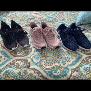Bundle of women’s Nike..adidas ..and under armour tennis shoes